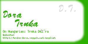 dora trnka business card